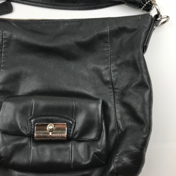 Authentic Coach Hobo Black Leather Bag - Picture 8 of 8